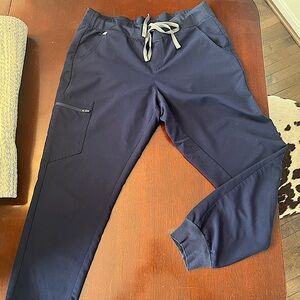 Navy blue Fig scrub joggers